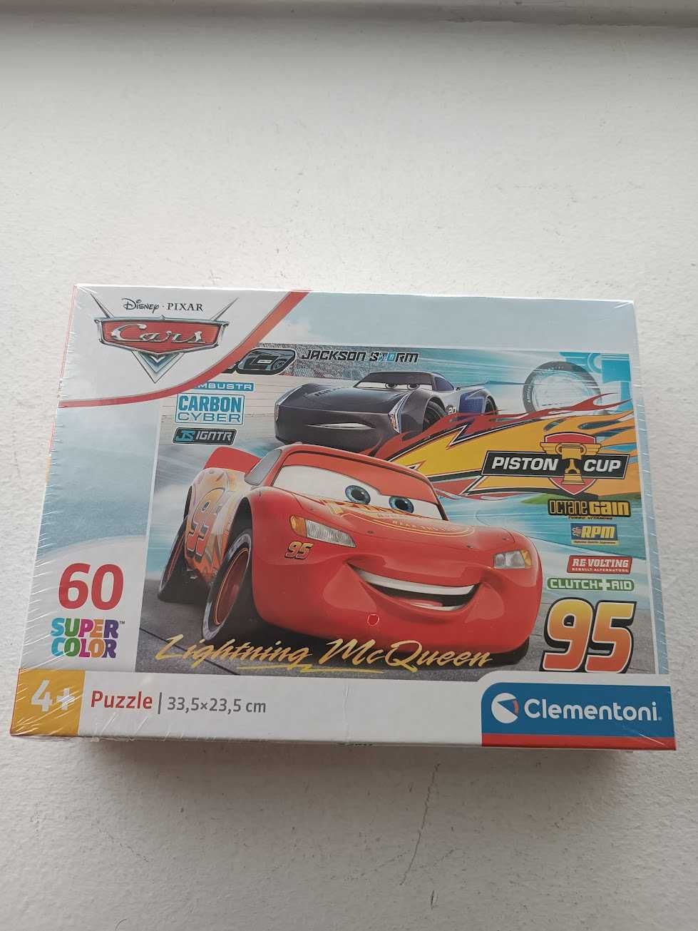 Puzzle Clementoni Cars Piston Cup SuperColor 60 peças(ARTIGO OUTLET)