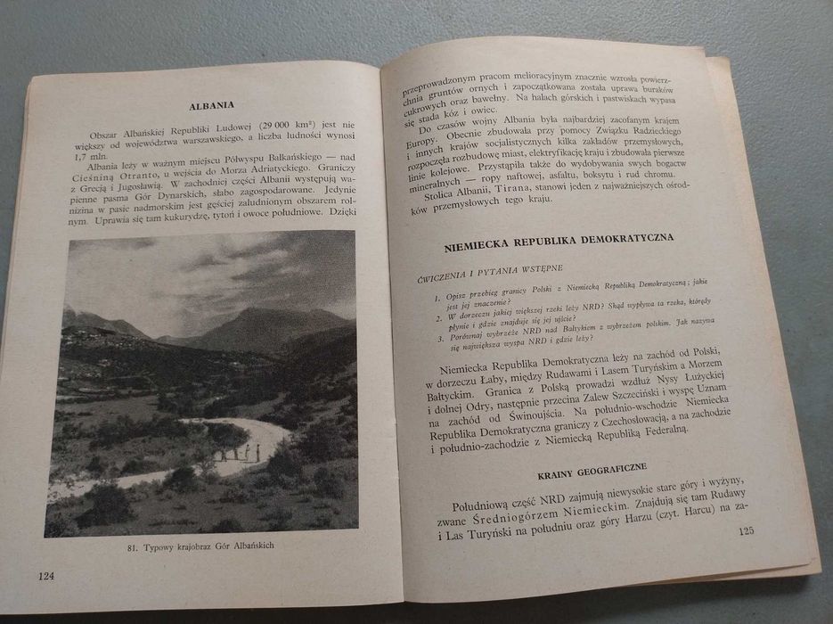PRL podręcznik do geografii z 1965r.