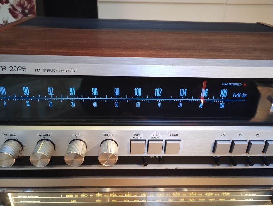 Amplituner Tandberg 2025 piękny Luxman Sansui