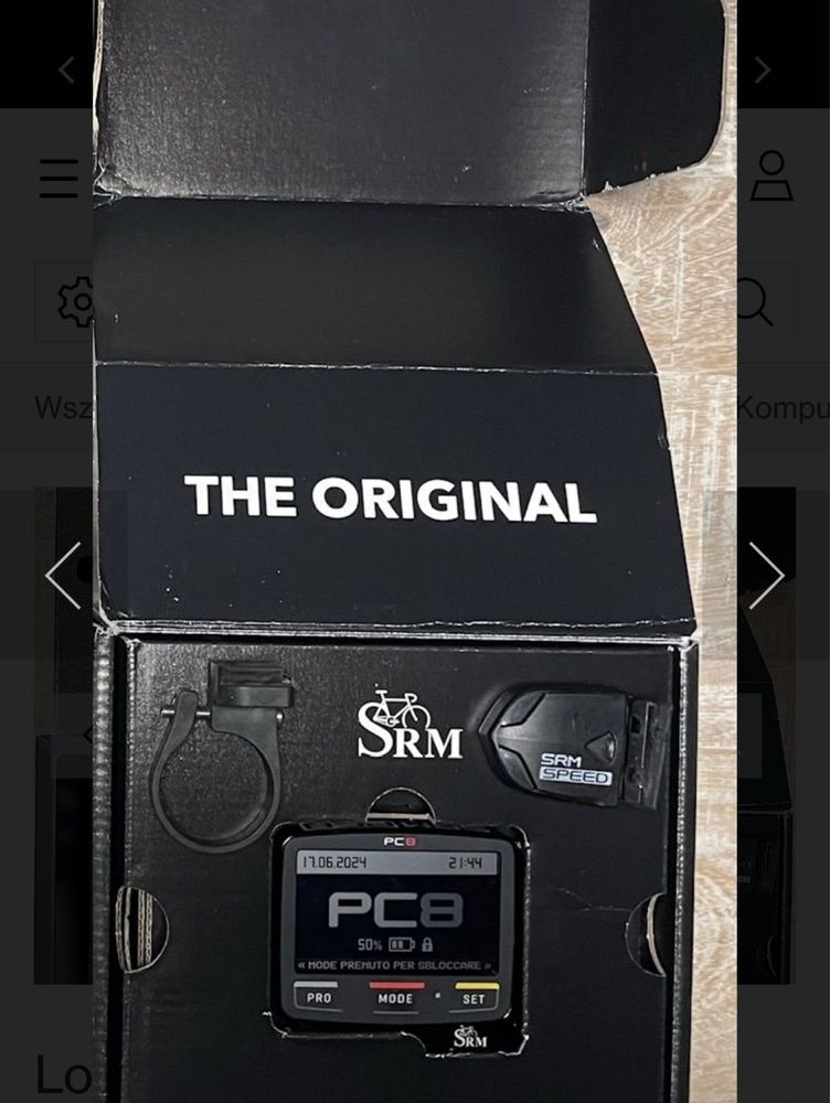 Pedały SRM LOOK EXACT Dual + komputer SRM PC8