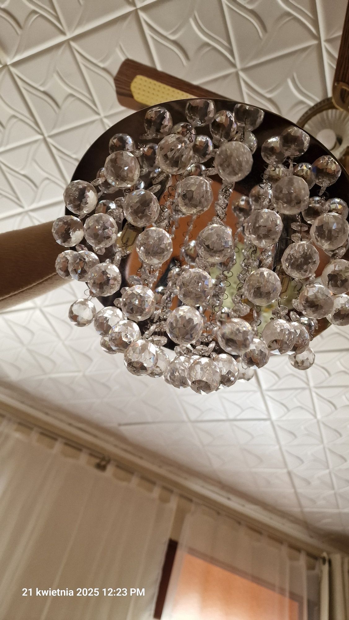 Lampa sufitowa ala kryształowa