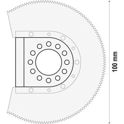 Brzeszczot bim-tin 100mm do metalu i drewna Yato