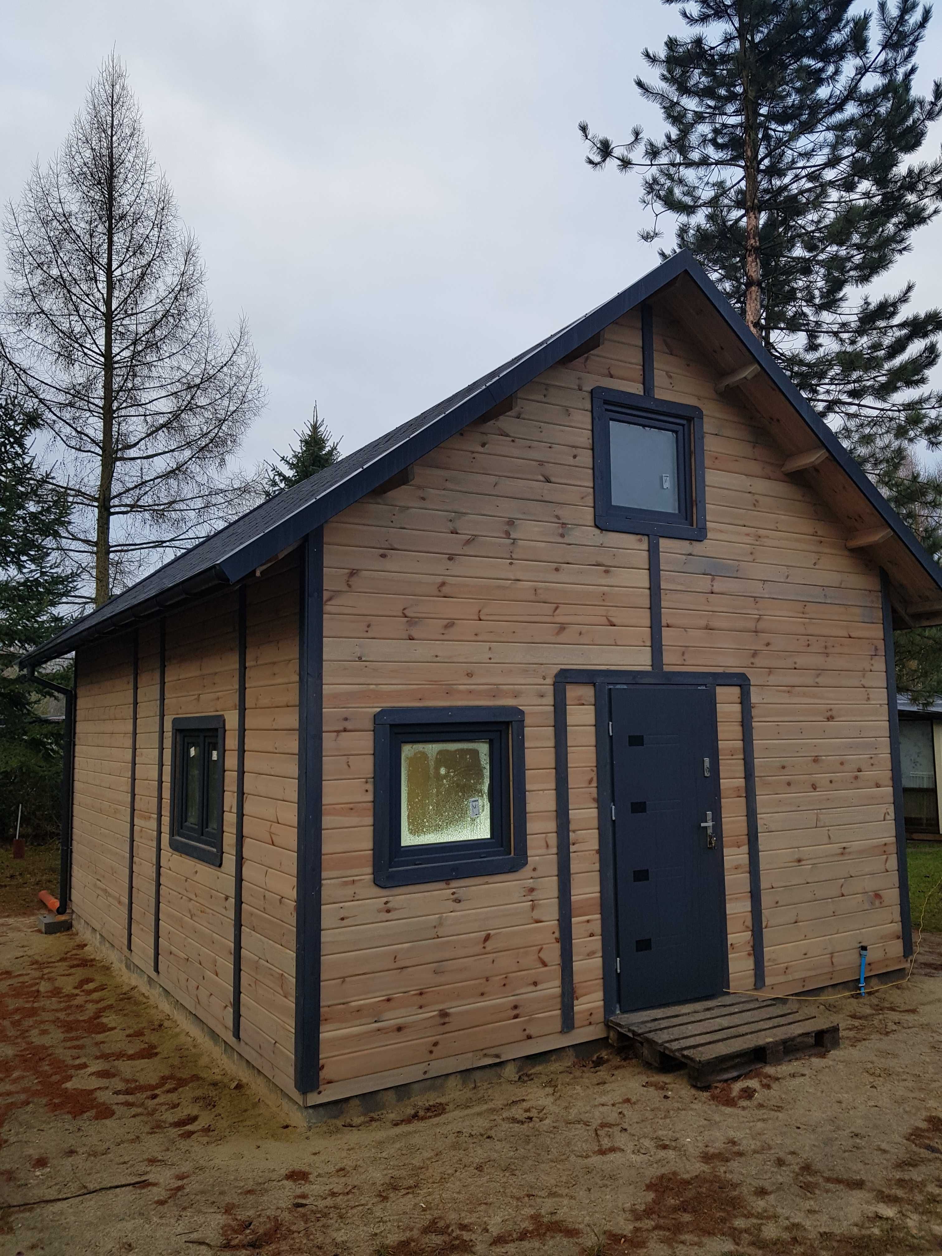 domek letniskowy,antresola,drewniany,do 35m2,ogrodowy, z gontem,domek