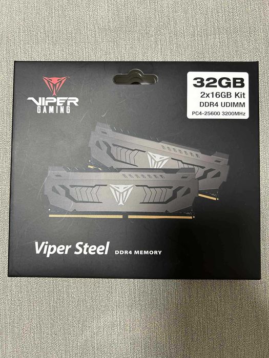 Pamięć Patriot Viper Steel, DDR4, 32 GB, 3200mhz, CL18