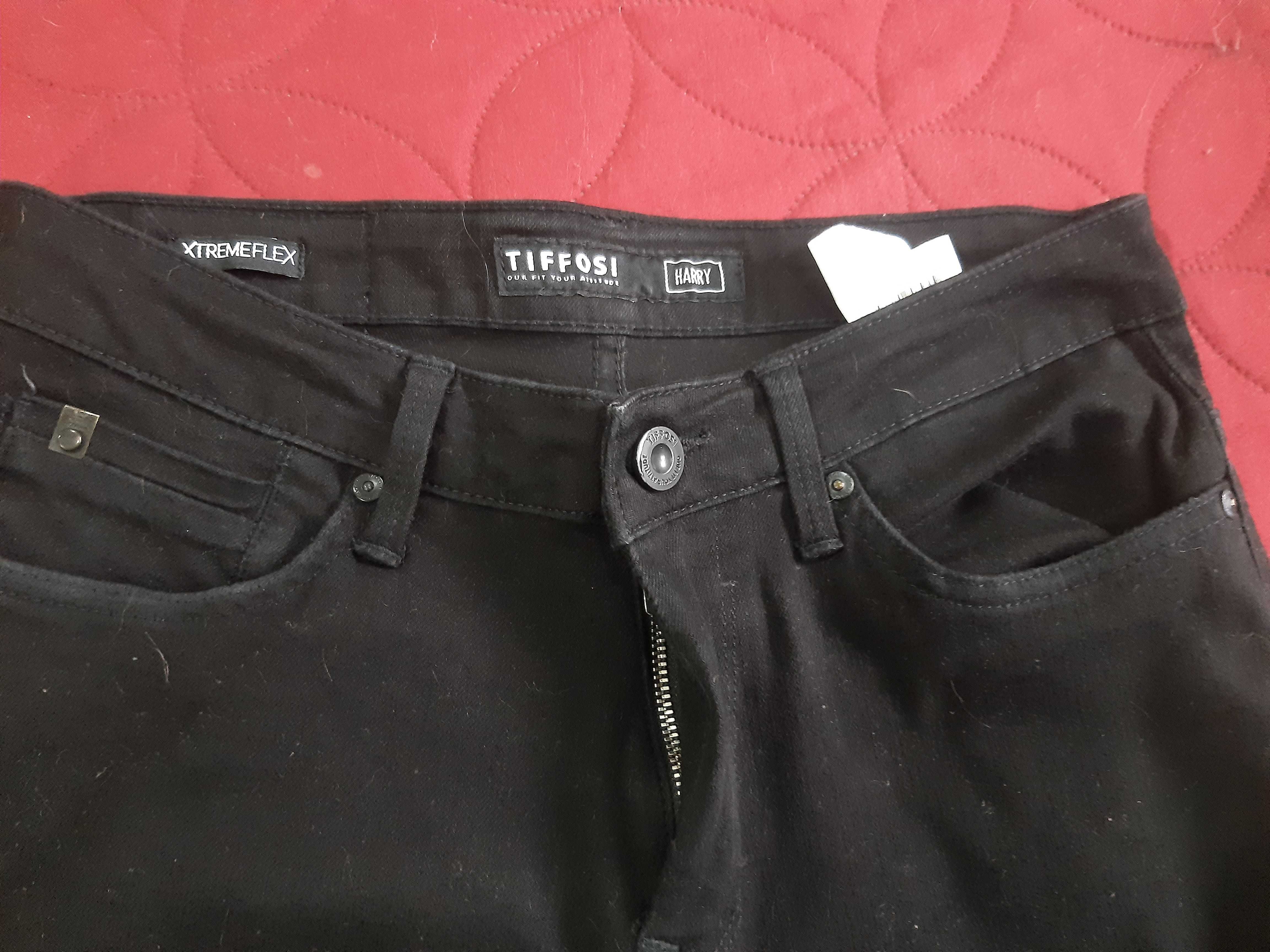 Calças pretas Tiffosi skinny fit tam 38