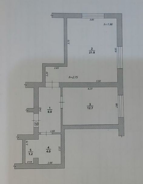 Мансарда в центральній частині міста