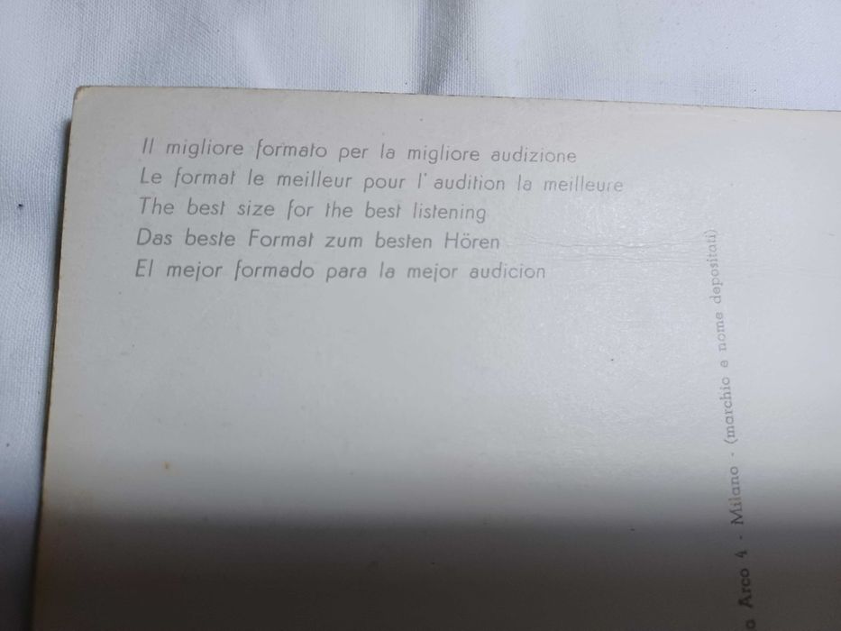 3 Discos postal musicais italianos anos 50.
Raridades