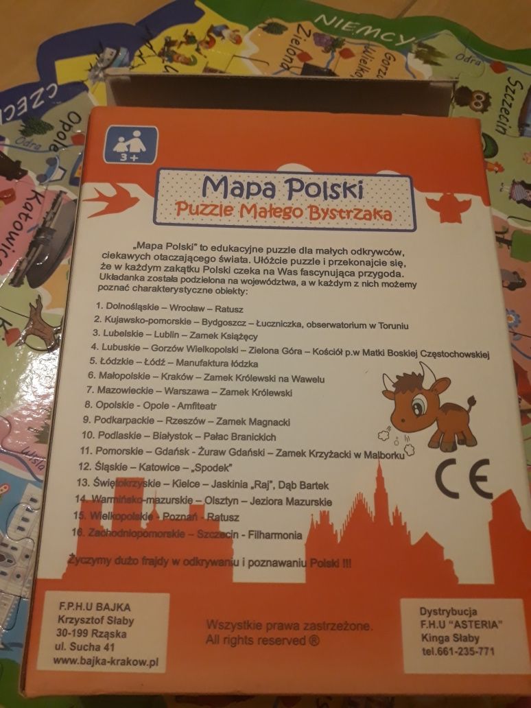 Puzzle mapa świata