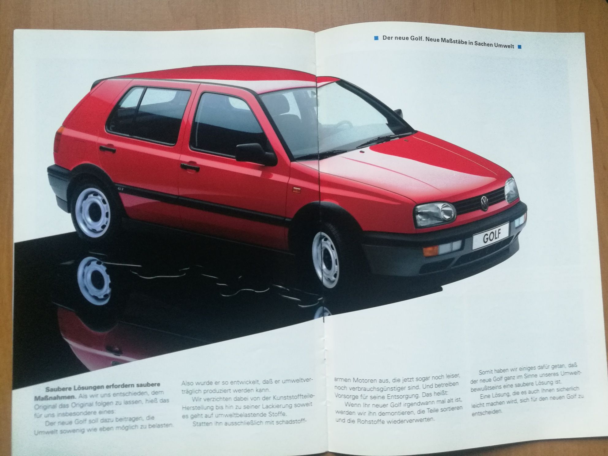 Prospekt VW Golf III szt.3