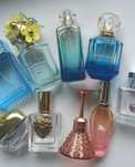 Perfumy Flakony zestaw flakonów kolekcja Hermes Dolce Gabbana Versace