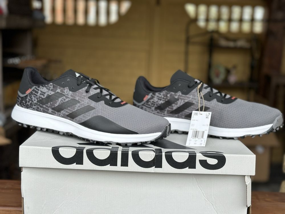 Кроссовки ADIDAS S2G Spikelless Golf Shoes GREY/BLACK