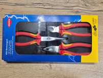 Zestaw startowy elektryka Knipex kombinerki, obcinaczki, płaskoszczypy