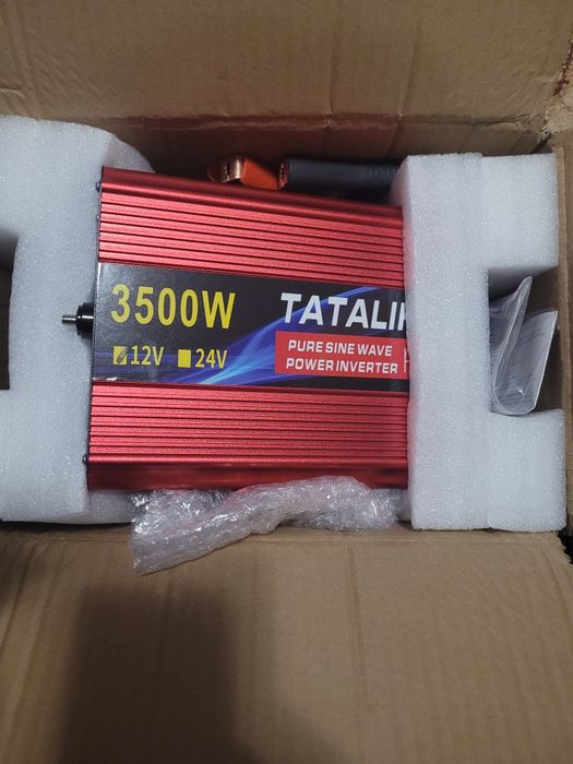 Інвертор 3500 ватт чиста синусоїда 12в 220в