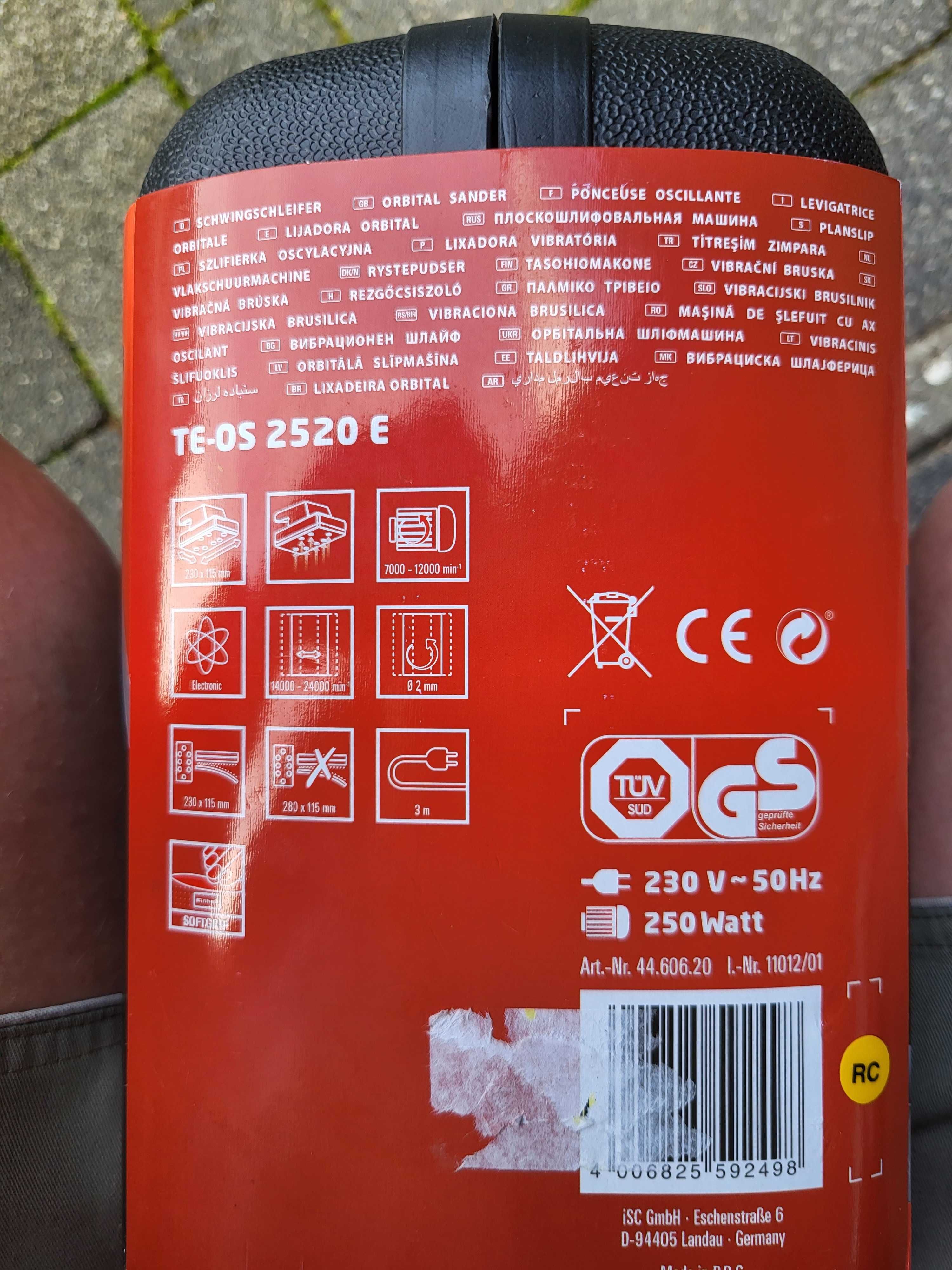 Szlifierka oscylacyjna Einhell TE-OS 2520E