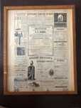 Plakat reklamowy, oryginalny z 1885 roku