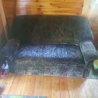 Komplet kanapa i 2 fotele PRL