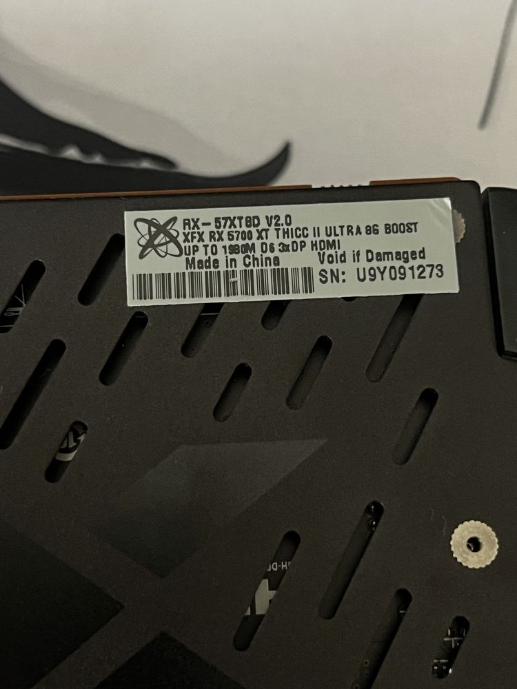 Karta Graficzna XFX RX 5700 XT 8gb
