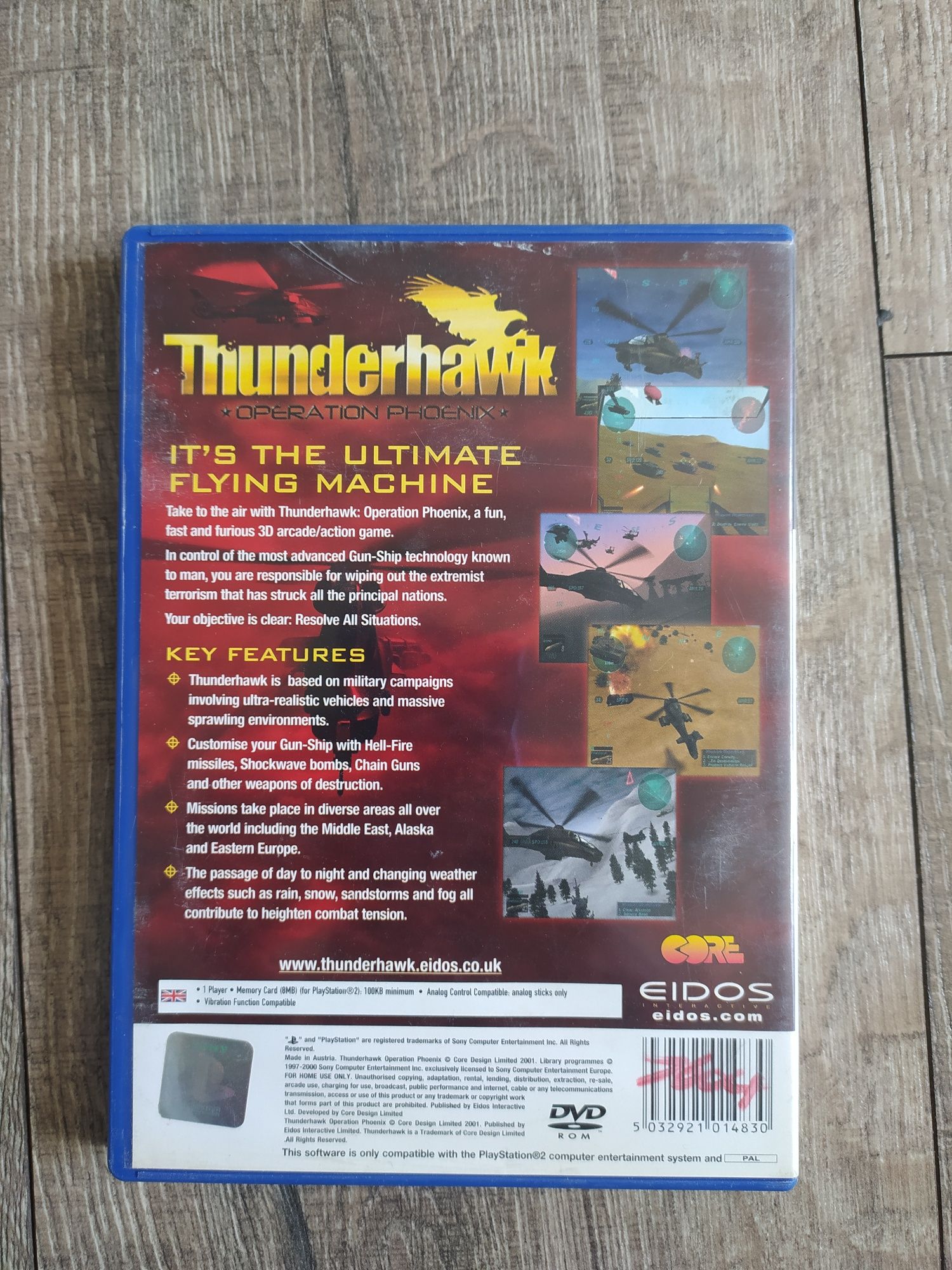 Gra PS2 Thunderhawk Operation Phoenix Wysyłka