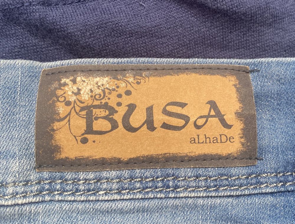 Джинсовая юбка для беременных “Busa”
