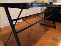 Mesa vidro preto