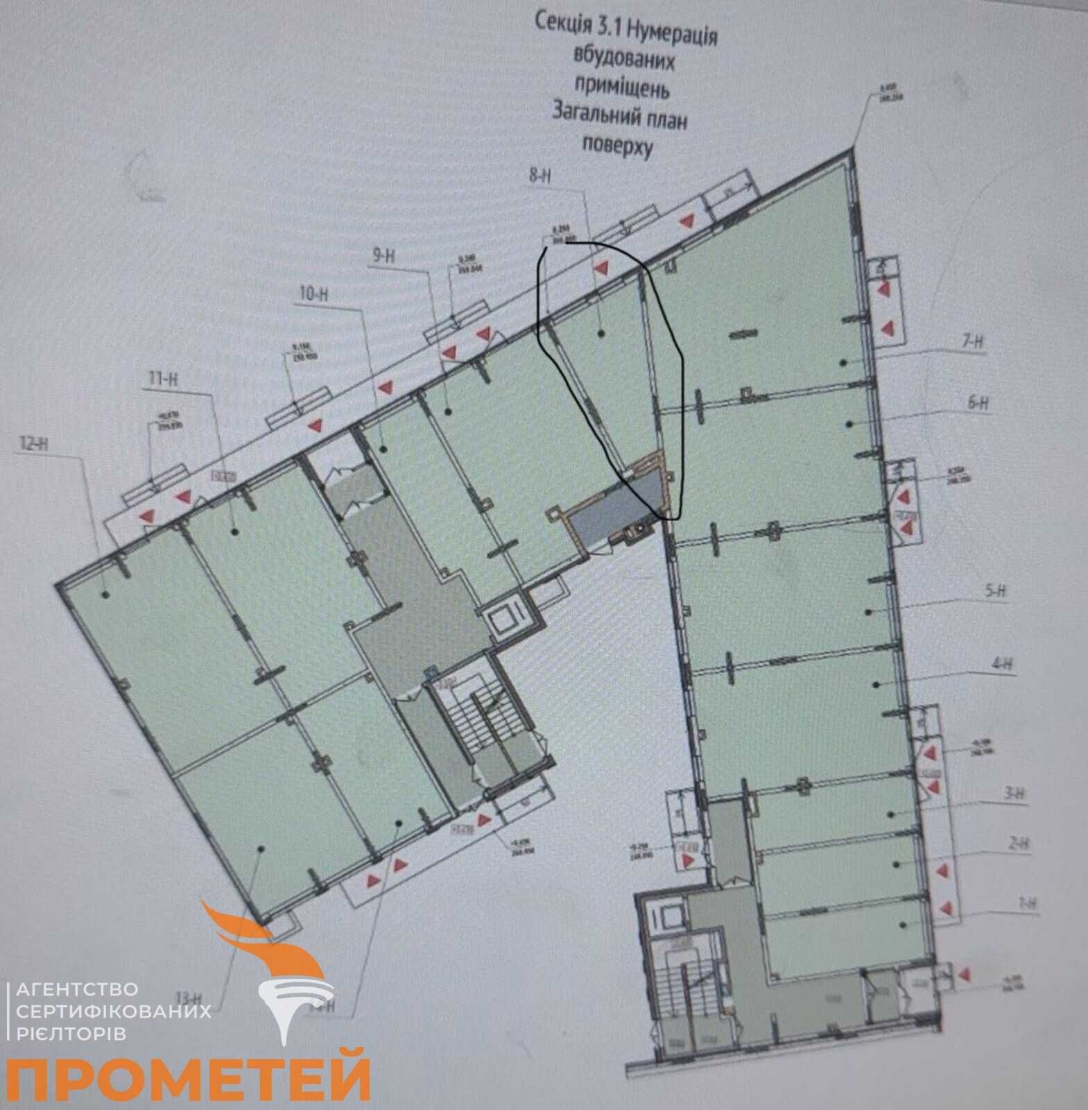 Продаж комерційного приміщення в новобудові