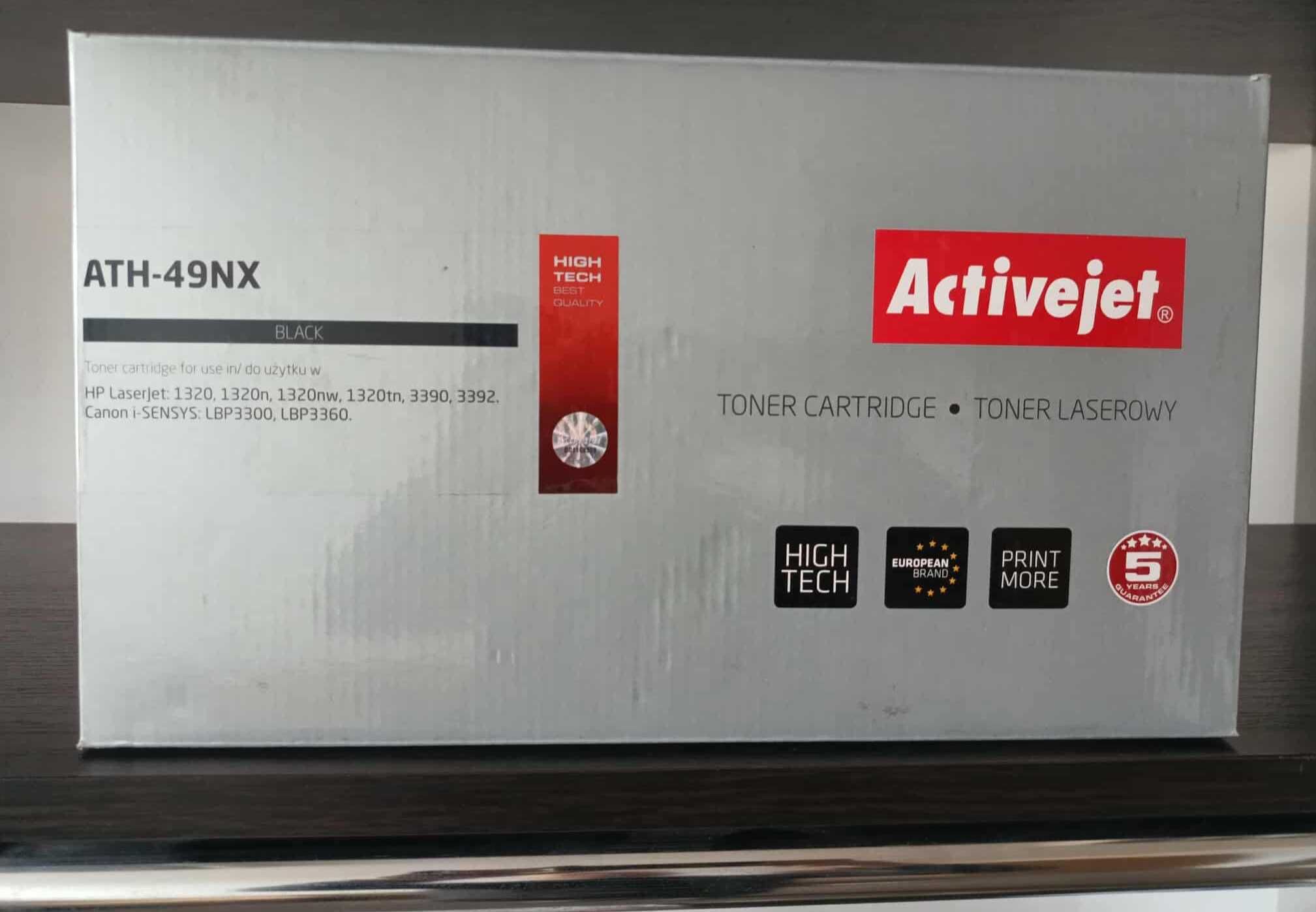 Activejet ATH-49NX zamiennik tonera  HP 49X, Canon CRG-708H/Supreme