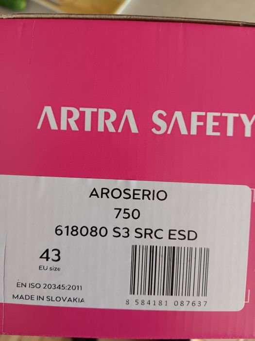 Buty robocze za kostkę Aroserio 750 S3 r. 43