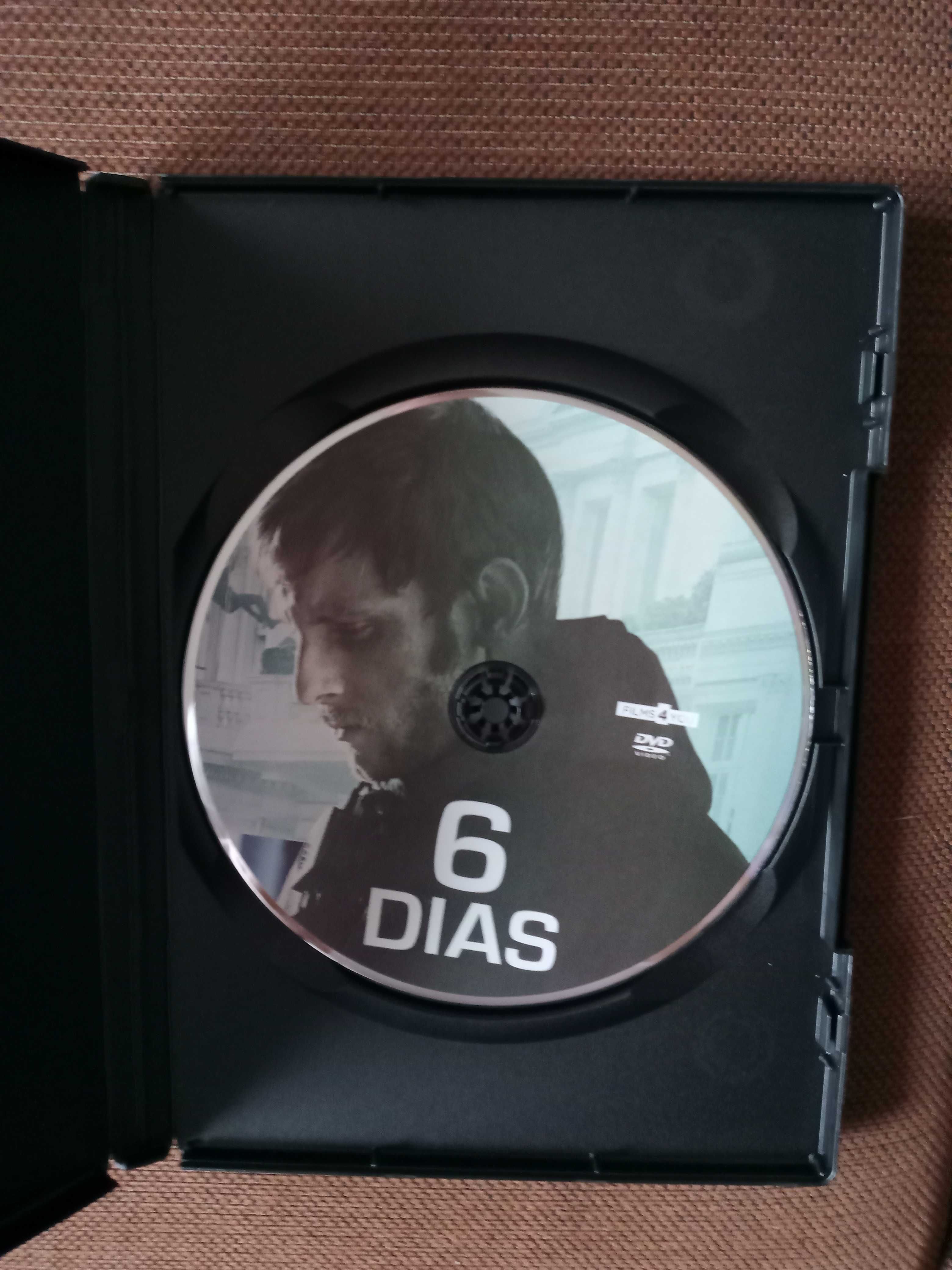 filme dvd original - 6 dias - novo