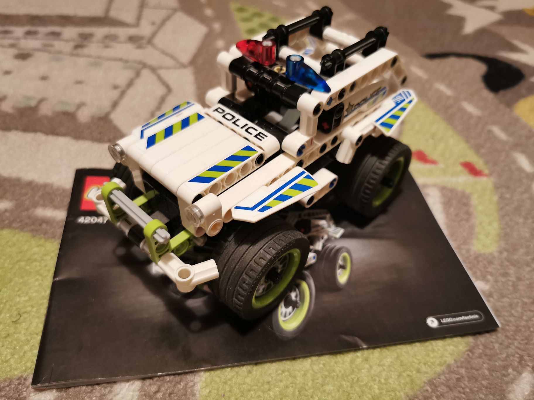 Lego 42047 Technic 42034 policja napęd