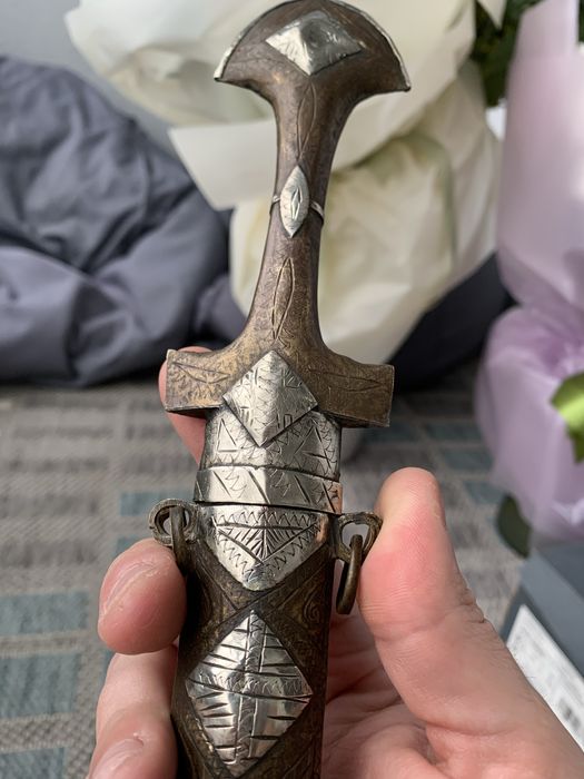 Кинжал  старинный восток_Серебро