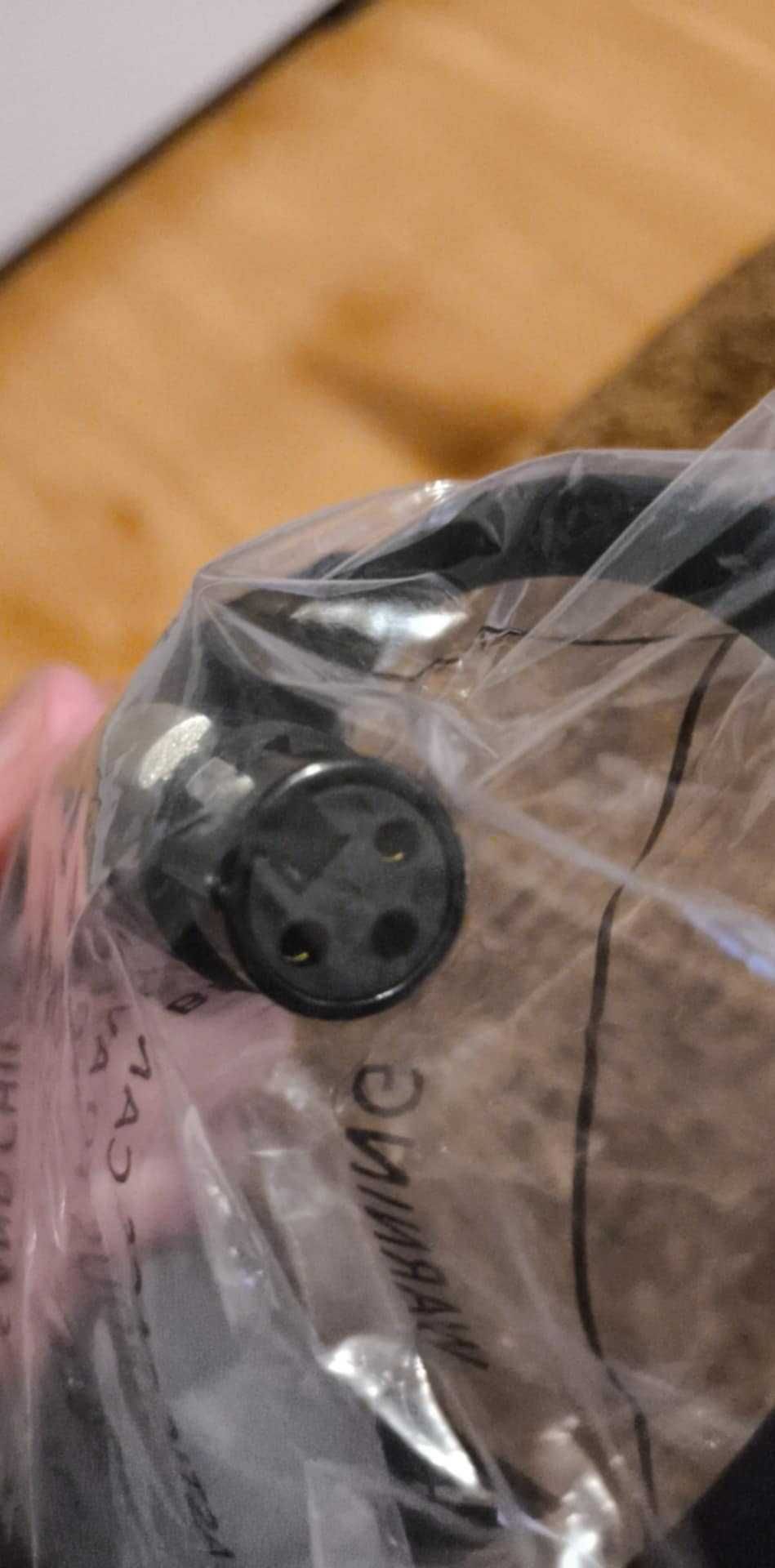 kabel mikrofonowy XLR dwupak 30 cm