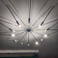 LAMPA SUFITOWA ARANA Powiekszona 160 cm podzial na pol swietlna pająk