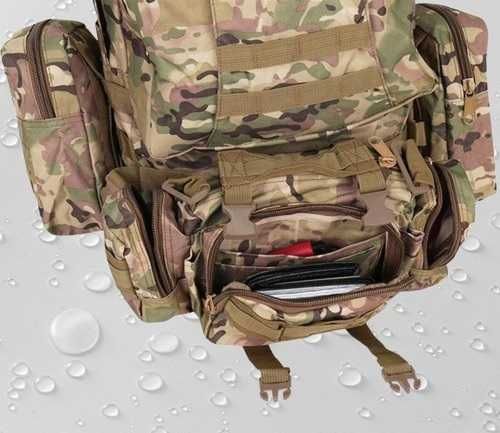 Военный рюкзак с подсумками Рюкзак Мультикам Тактичний рюкзак 3 сумки