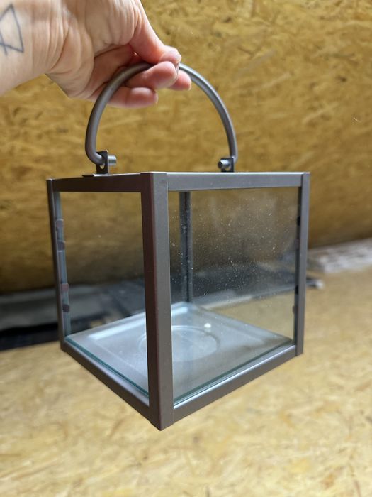 Lampion ikea stalowy