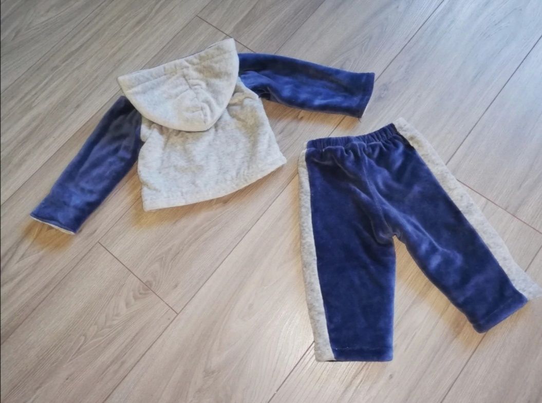 Dres 68/74 bluza + spodnie dresowe 6/9mc