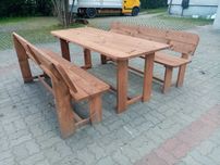 zestaw mebli ogrodowych meble ogrodowe stolik ławka stół z ławkami