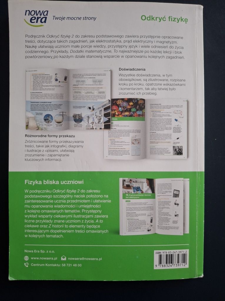 Odkryć fizykę 2 podręcznik do fizyki liceum technikum zakres podstawow