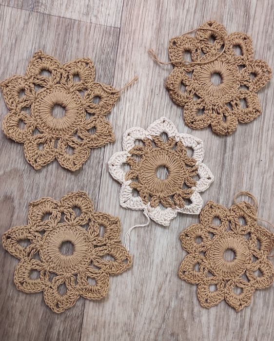 Образцы, заготовки вязаные крючком для уроков труда одним лотом