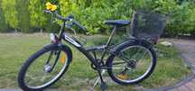 Rower 24” B’TWIN Original 1 Decathlon czarny