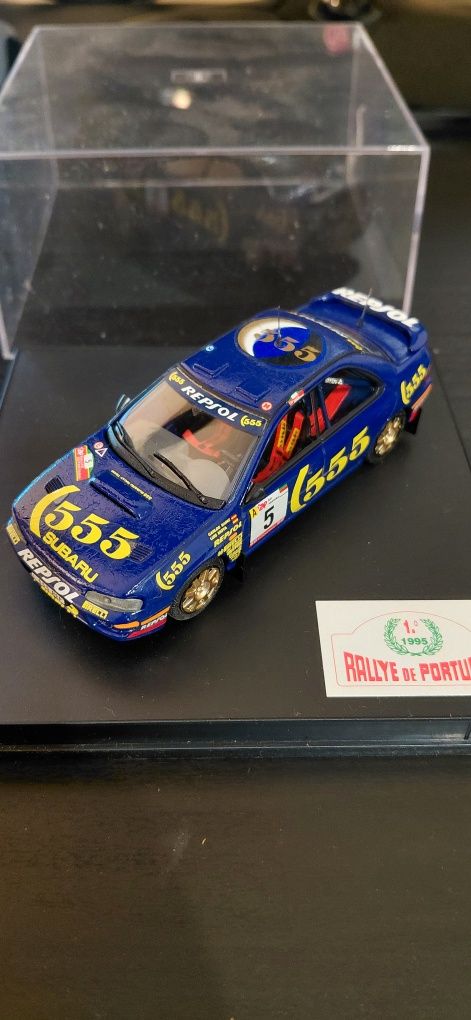 Miniaturas irónicas Rally de Portugal da Troféu..