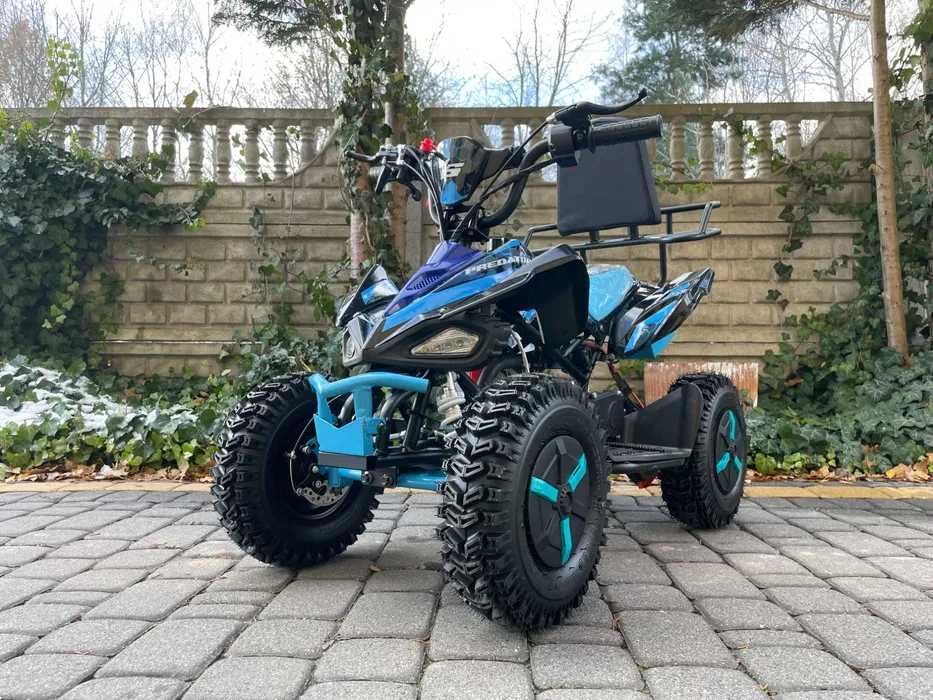 QUAD SPALINOWY 50cc / Pelikan Predator / Duże Koła Pilot Alarm Oparcie
