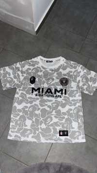 BAPE x Inter Miami CF White Camo Tee