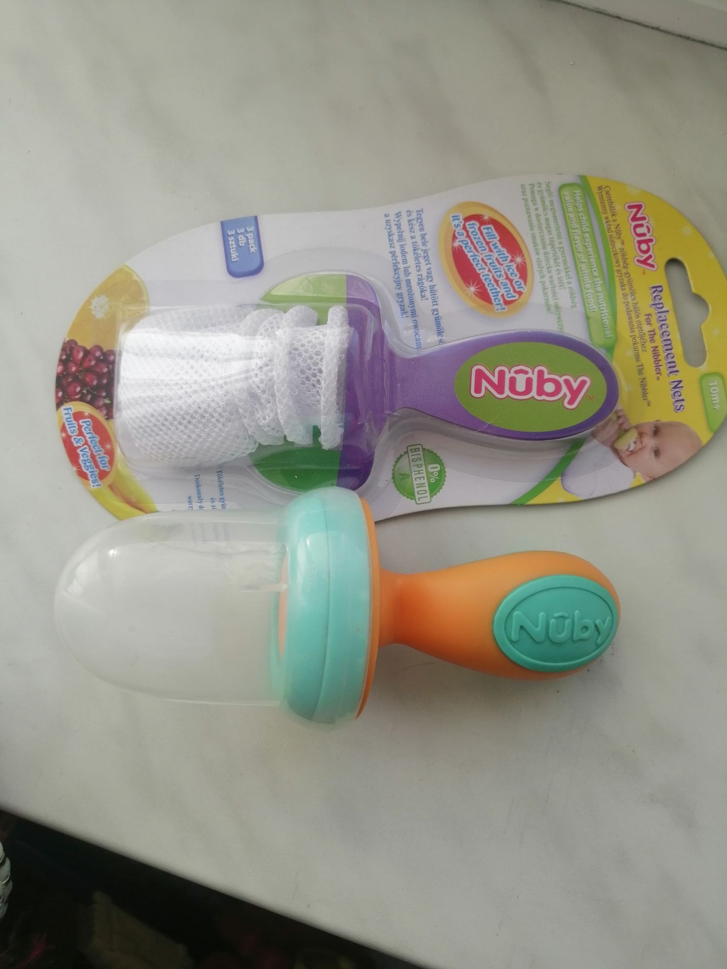 Ниблер Nuby+набор сеточек Nuby.