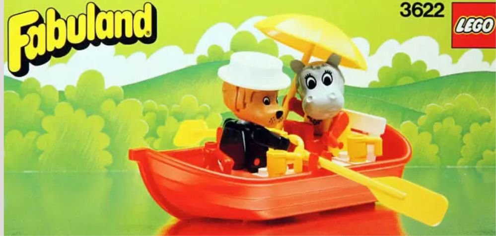 Lego Fabuland Barco a Remos 3622