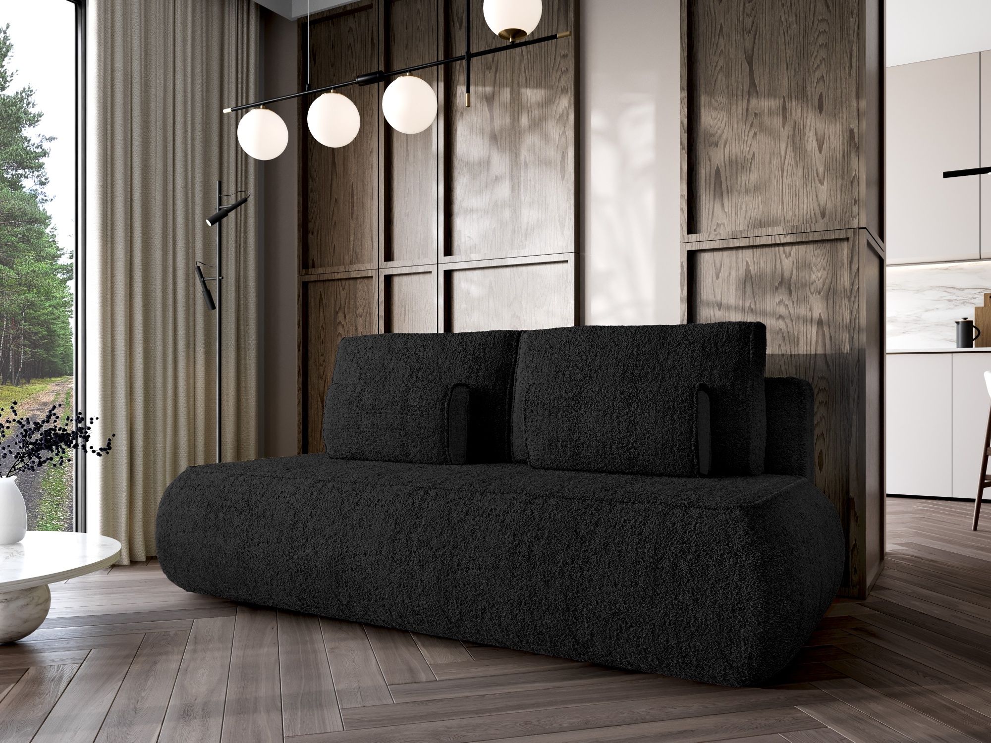 Sofa prosto od producenta rozkładana Baranek boucle