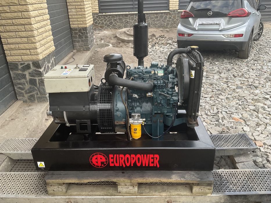 Дизельний трьохфазний генератор Europower Kubota 10,4 kW 13kVA