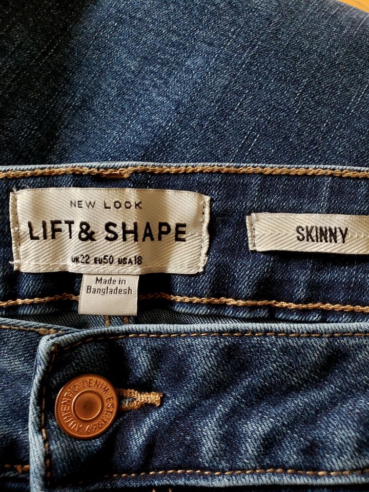 Новые корректирующие с джинсы Lift and shape new look curve 54-56