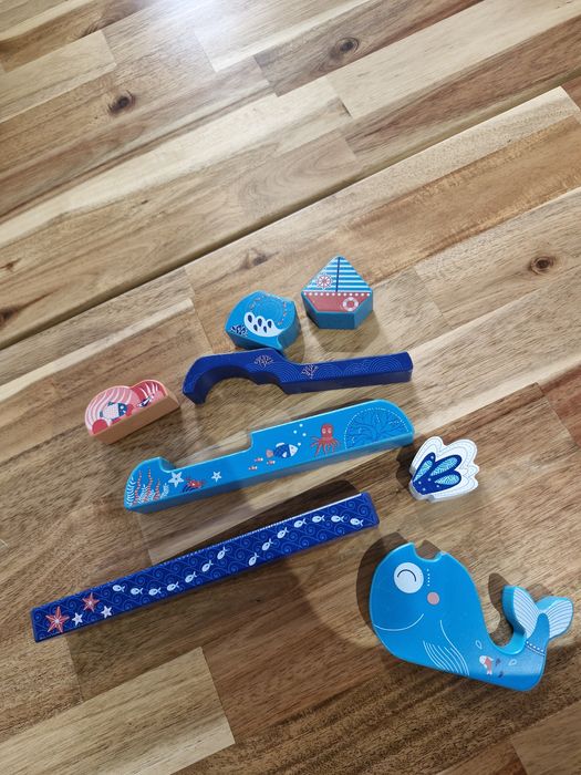 Puzzle Magnético de Madeira Ulysse Couleurs d'Enfance - Tema Mar