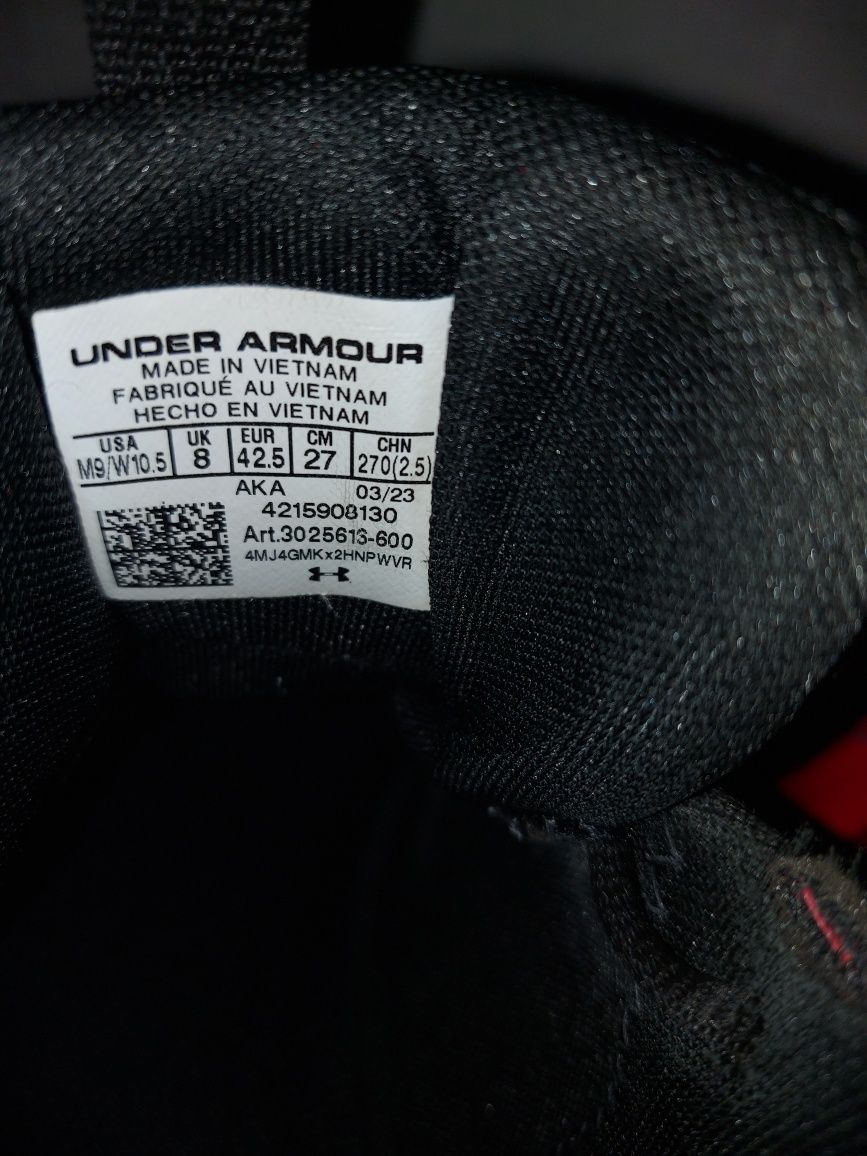 Tenis Basquetebol Under Armour lockdown 6 vermelhas