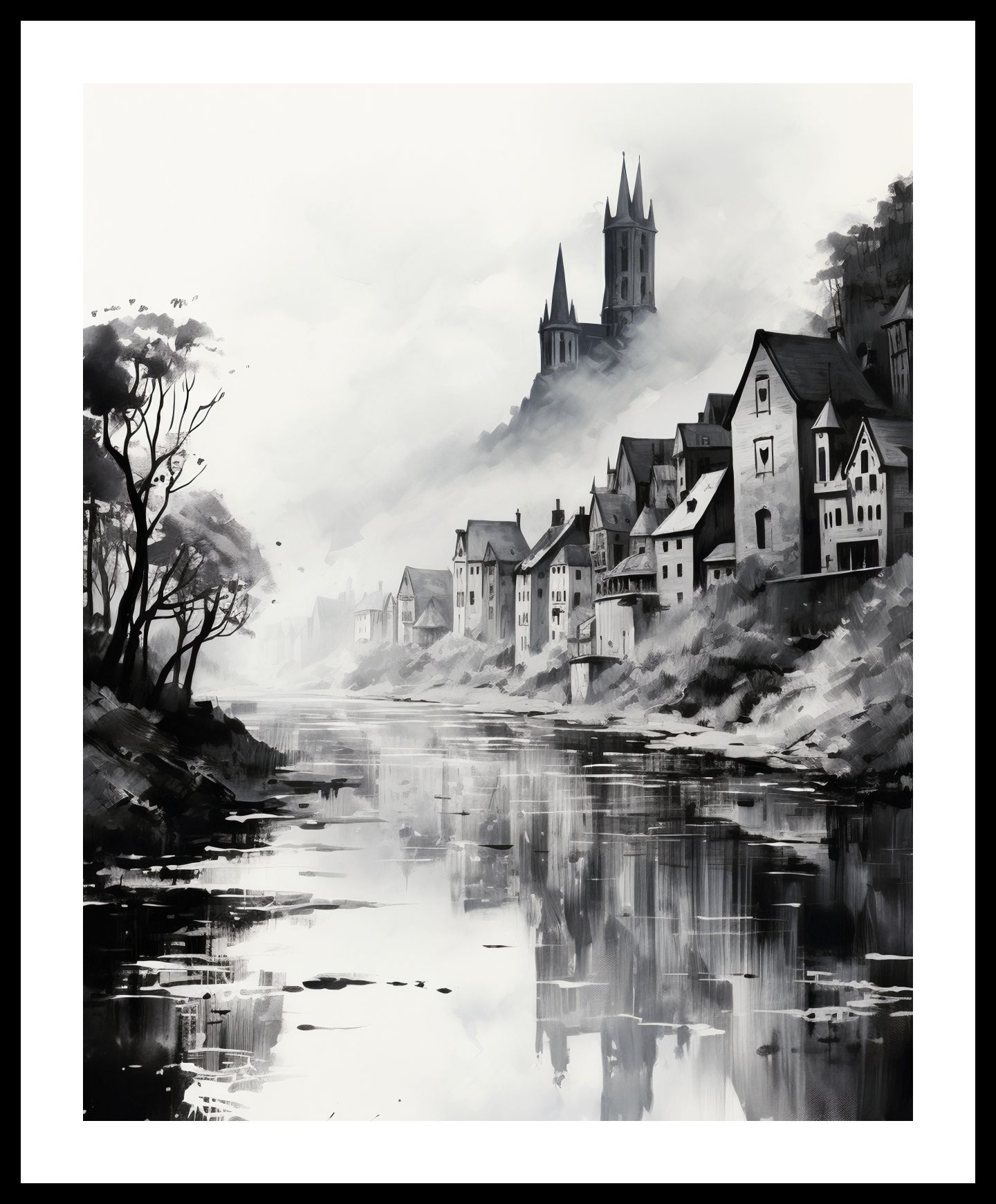 Plakat 40x50cm Mglisty Refleks